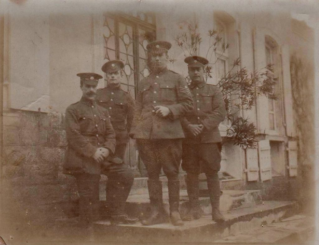 WW1 - Photograph - Leonard C Johnstone on left