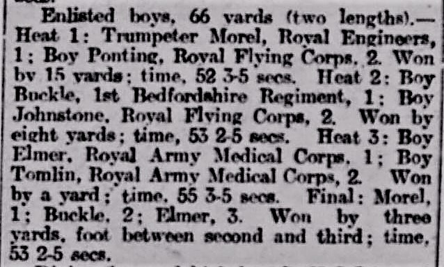 Aldershot Military Gazette, 12 September 1913 — Boy Johnstone, Royal Flying Corps.