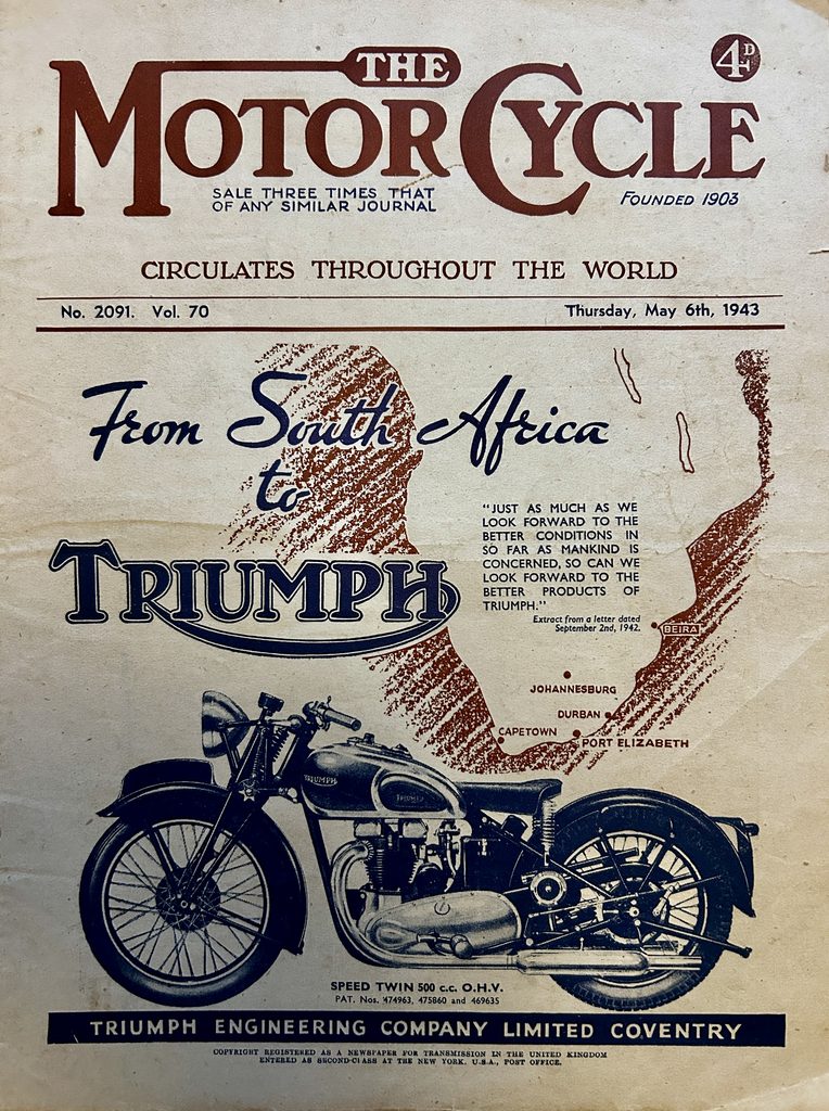 Higgs Boson - The Motor Cycle - 6 May 1943