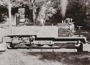 First steam test of Jack's 3 1/2" gauge Manning Wardle