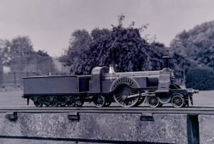 Stirling Single 2 1/2" Gauge - Canford Park, Bristol - June 1956