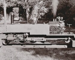 First steam test of Jack's 3 1/2" gauge Manning Wardle